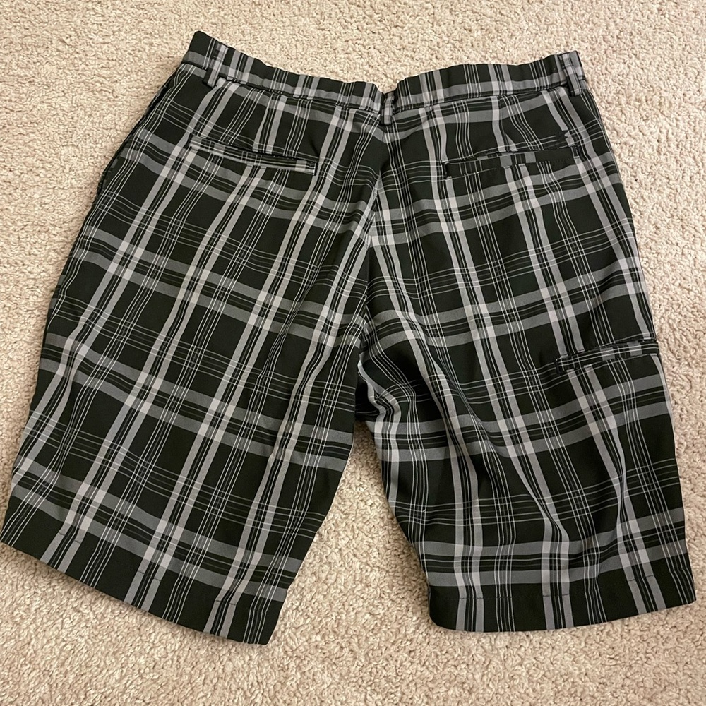 34 Width shorts 100% polyester. Don’t fit me anymore and in great condition.